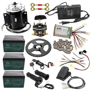 Komplettset 36V 800W Bürste Motor Controller Batterie Go Kart Fahrrad ATV Quad E Bike - Bild 1 von 10