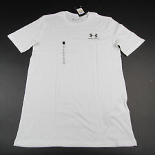 Under Armour HeatGear Short Sleeve Shirt Men's White New with Tags