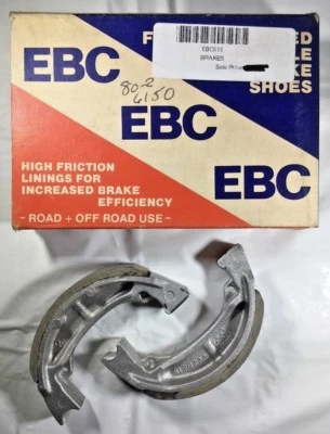 NUEVO COMO NUEVO EBC 615 1982-1985 ZAPATAS DE FRENO MOTO SUZUKI RM80 ~ 1 JUEGO  Foto 1 de 4