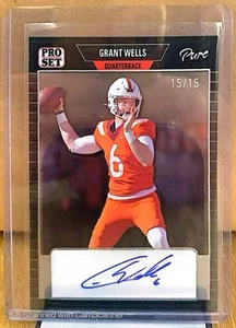 2023 LEAF PRO SET Pure Blue Grant Wells Auto /15 Virginia Tech - Picture 1 of 2