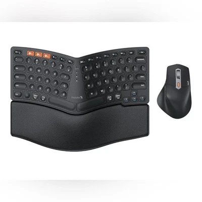 ProtoArc Bluetooth Ergonomic Keyboard Mouse, EKM04 - Image 1 of 4