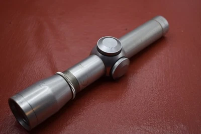 Mira para rifle Leupold M8 2x EER pistola Scout dúplex plateado usado/marcas de anillo Foto 1 de 4