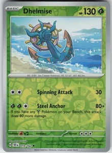 Reverse Holo Dhelmise 019/162 Uncommon SV05: Temporal Forces NM - Picture 1 of 1