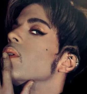 ASO Musican Prince, His Iconic Sterling Silver Moon Ear Cuffs Vintage 1980s MTV - Picture 1 of 6