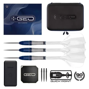 Harrows Geo Bomb 90% Tungsten QP Steel Tip Darts - Bild 1 von 8
