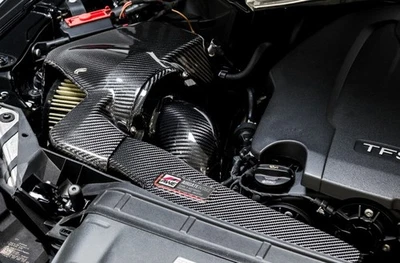 For Audi B9 A4/A5 2.0T Quattro AWE Tuning Carbon Fiber AirGate Intake W/ Lid Foto 1 de 4
