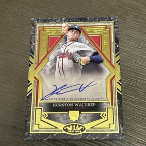 2025 Tier One - Hurston Waldrep #BA-HW /199 Autograph On-Card (RC)  - Bild 1 von 7