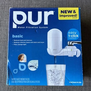 PUR Water Filtration Maxion FM-3333B Classic Faucet Filtration System White - Picture 1 of 2