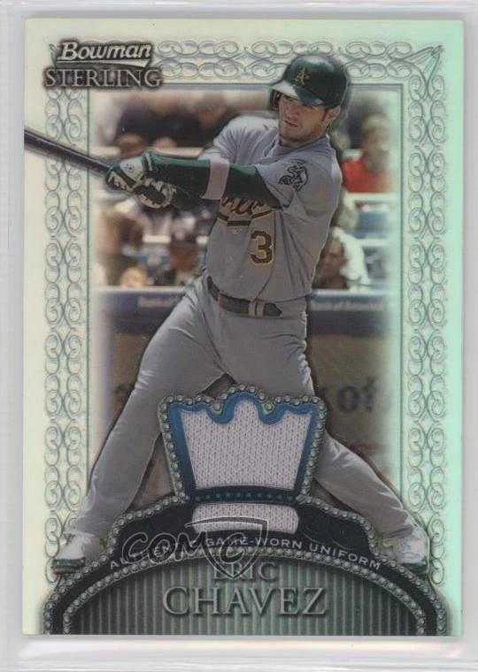 2005 Bowman Sterling Refractor /199 Eric Chavez #BS-EC - Image 1 of 2