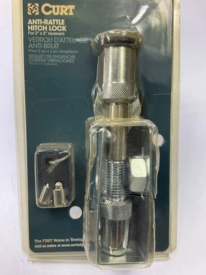 CURT 23590 Locking Trailer Hitch Pin For 2" Receiver Anti-Rattle Kit With Lock - Image 1 of 4