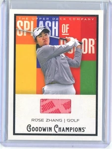 2025 ROSE ZHANG UD GOODWIN CHAMPIONS SPLASH OF COLOR PATCH RELIC!! - Picture 1 of 2