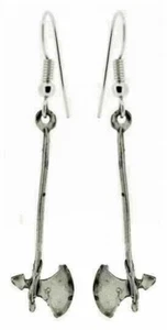 Ohrringe Streitaxt Ohrhänger Streitaxt Ohranhänger Wikinger Eisenaxt earrings ax - Bild 1 von 1