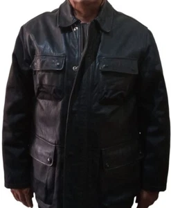 Chaqueta de cuero vintage rara Chevignon 100% auténtica para hombre hecha en Francia - Imagen 1 de 11