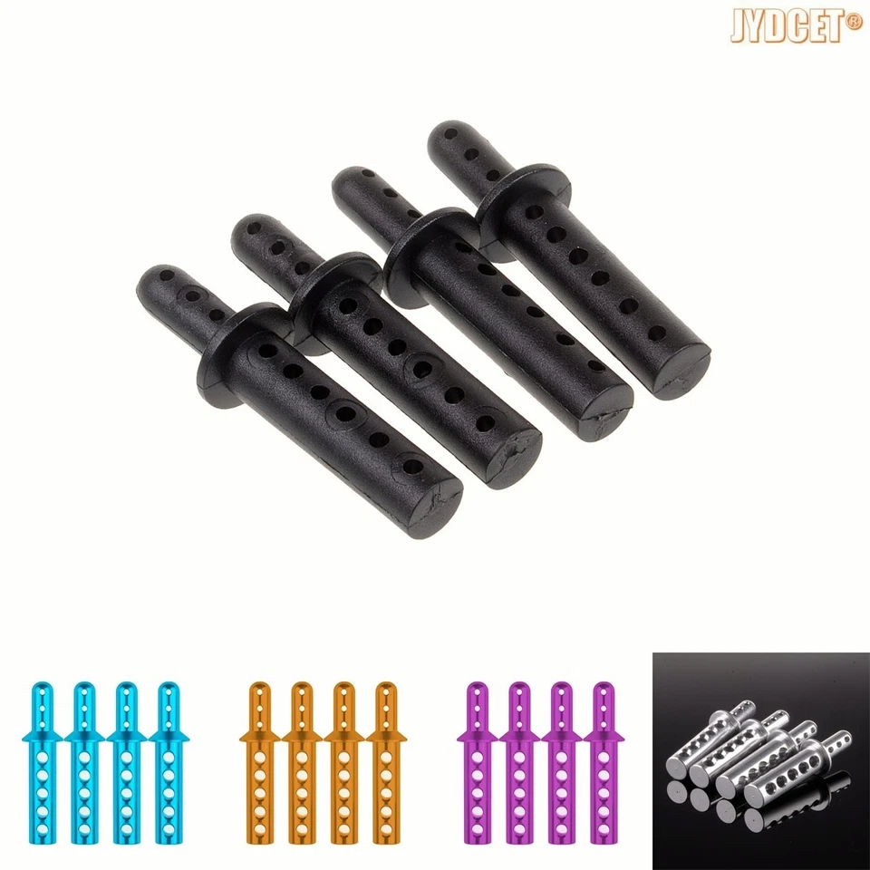 #08007 Body Post 4pcs for RC 1/10 HSP Model 94108 94109 94110 94111 94112 94113 - Image 1 of 1