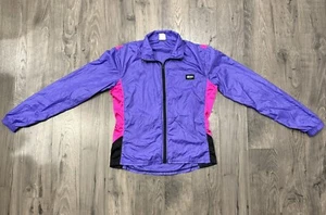 VTG 80s 90s Novara By REI Womens Size M Cycling Jacket Purple Pink Black USA - Picture 1 of 6