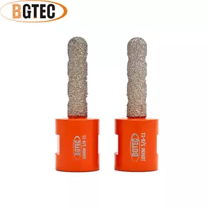 2 pezzi 10 mm 58 diamantato punta da dito fresatura marmo piastrelle pietra smerigliatrice angolare - Foto 1 di 10