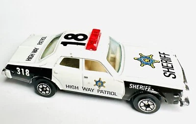 1/64 Scale 1970's Dodge Monaco Highway Patrol Sheriff Police Car - Yatming 1031 - Image 1 of 4