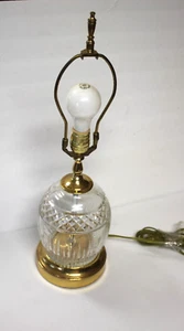 VTG Waterford Mastercraft Crystal Lamp - Picture 1 of 7