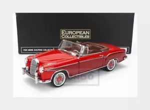 1:18 SUNSTAR Mercedes Benz 220Se Cabriolet Open 1960 2 Tone Red SS3594 Model - Picture 1 of 2