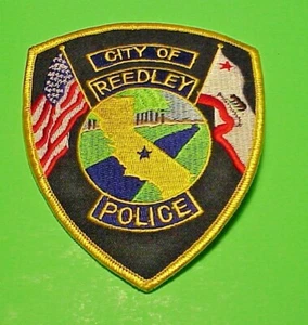 REEDLEY CALIFORNIA CA (BORDE DORADO PARCHE POLICÍA 5" ¡¡ENVÍO GRATUITO!!! - Imagen 1 de 1