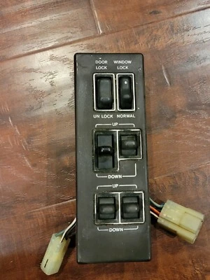 INTERRUPTOR DE VENTANA ELÉCTRICA MAESTRO LADO IZQUIERDO CONDUCTOR TOYOTA CRESSIDA 80 81 Foto 1 de 3