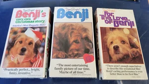 Brand New Joe Camp's Benji VHS Sealed For the Love of Benji Christmas Story Lot - Picture 1 of 9