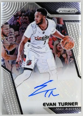 2017-18 Panini Prizm #SG-ET Evan Turner AUTO Portland Trailblazers - Image 1 of 2