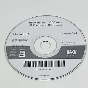 HP Photosmart 3200 3300 Series CD Version 7 .4.2 Q5841-10013 For Macintosh - Photo 1/2