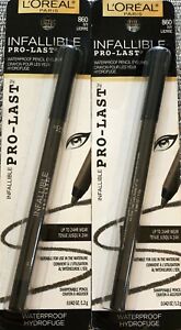 (2) L'oreal Infallible Pro-Last Waterproof Pencil Eyeliner, 860 Ivy