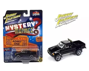 1985 TOYOTA SR5 BACK TO THE FUTURE PICKUP BLACK 1/64 DIECAST BY JOHNNY LIGHTNING - Picture 1 of 3