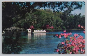 Postal de barcos submarinos subtipo en Rainbow Springs cerca de Dunnellon Florida - Imagen 1 de 2