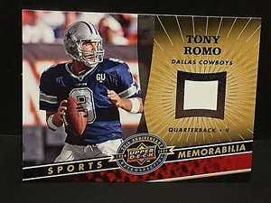TONY ROMO 2009 Upper Deck 20th PROOF For Jersey Card BLANK Back SP Rare COWBOYS - Picture 1 of 2