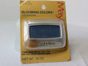Nuovo in confezione vintage Maybelline colori fioriti occhi ombra blu pacifico anni 80 - Foto 1 di 3