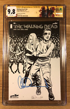 Walking Dead #144, Convention Sketch, CGC 9.8 SS signed Adlard, (Custom Label)