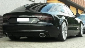 RS 7 Design Set Exhaust Tips and Rear Bumper Diffuser for Audi A7 4G 2010-2014 - Foto 1 di 12