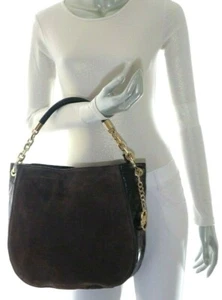 Neu mit Etikett $ 398,00 - Michael Kors Stanthorpe große Leder-Schultertasche 35F6GSPL3N kaffeefarben - Bild 1 von 13