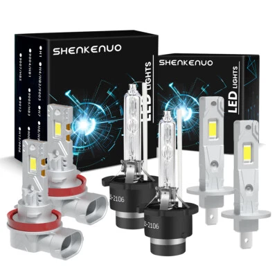 PARA Volvo V70/XC70/S60 2005 2006 Faros Alto/Bajo+Bombillas Antiniebla Kit 6 Bombillas Foto 1 de 4