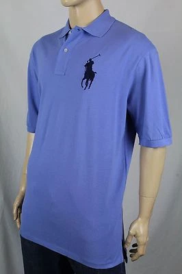Polo Ralph Lauren Blue Classic Fit Big Navy Pony NWT - Image 1 of 2