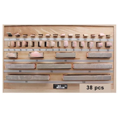 Steel Gage Block Set 38 Pcs Grade 0 Slip Jo blocks Range 1-100mm - Image 1 of 4