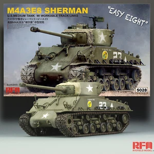 RYEFIELD MODELS 1/35 M4A3E8 SHERMAN TANK 'EASY EIGHT' KIT 1906 - Picture 1 of 6