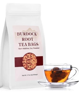 Burdock Root Tea Bags Non-Additive Cut Roasted 3g*25 Bags Natural Non GMO - Picture 1 of 6