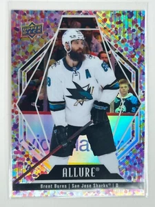 2022-23 Upper Deck Allure Gold Glitter Bomb BRENT BURNS 21/199 San Jose Sharks - Picture 1 of 2