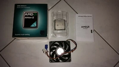 AMD Athlon II x3 435 CPU Socket AM3 WITH COMPLETE retail packaging and paperwork - Photo 1/4