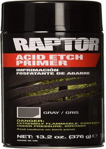 Raptor Etch Primer Bed Liner U-POL 5023 1K Aerosol Acid Prep Coating 13.2 ounces - Picture 1 of 12