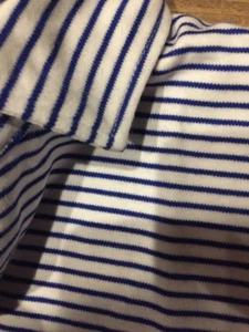 Polo Ralph Lauren blu bianca a righe S piccola polo golf $89,50 **NUOVA** - Foto 1 di 6