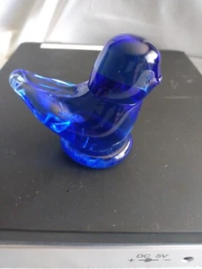 Vintage 1994 Blue Bird Of Happiness Signed Ron Roy 2"X2" Pre Owned - Picture 1 of 5