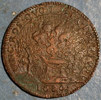 France Jeton 1680 Hinc Ros Qvo Leta Fovrir - Image 1 of 2