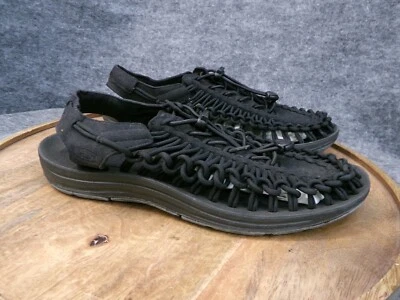Keen Uneek Men's 1014097 Black / Black Bungee Cord Fisherman Sandals Size 9 US - Image 1 of 4