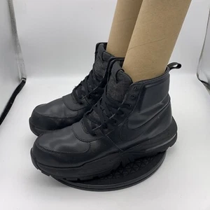 Nike Zapatos Para Hombres 12 Negro Cuero Air Max Goaterra 2.0 Tenis Botas DD5016-001 - Imagen 1 de 11