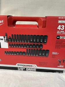 milwaukee shockwave 3/8 impact sockets 49-66-7009 - Picture 1 of 2